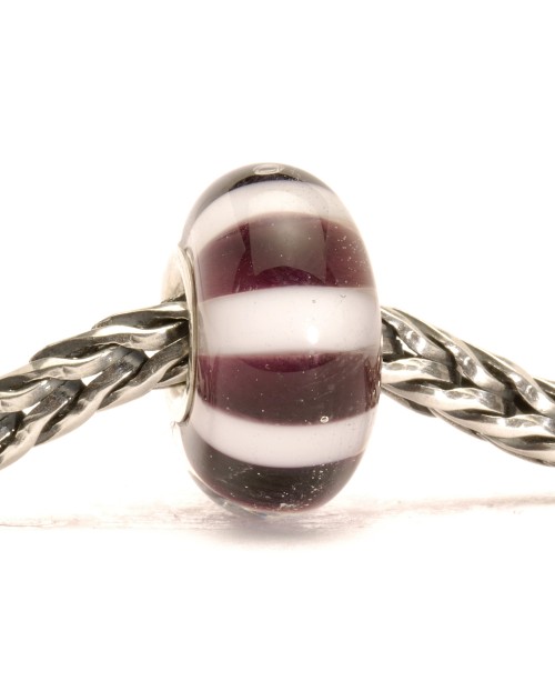 Black and White Stripes Bead