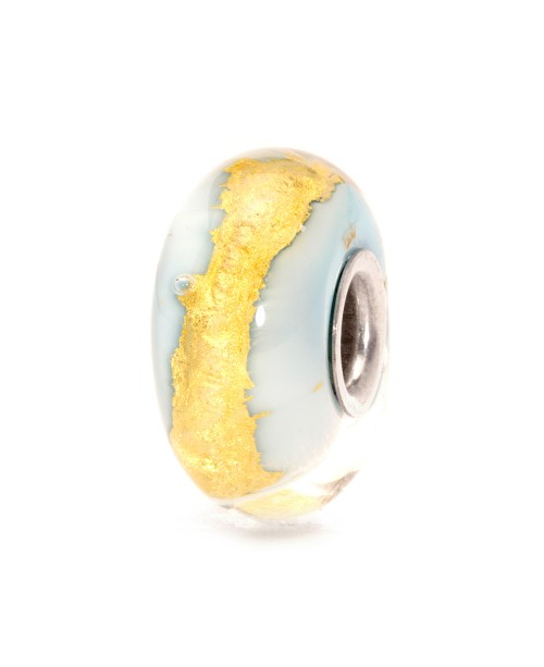 Light Blue Gold Bead