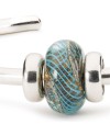 Blue Grooves Bead