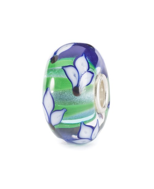 Blue Iris Bloom Bead