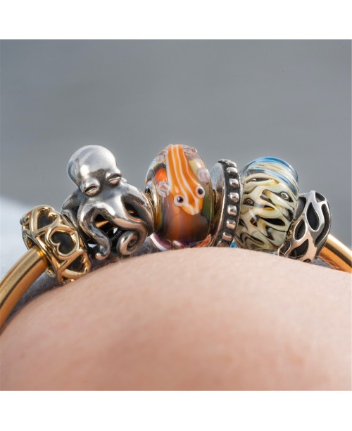 Orange Energy Fish Bead