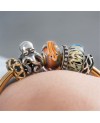 Orange Energy Fish Bead