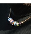 Rainbow Facet Bead