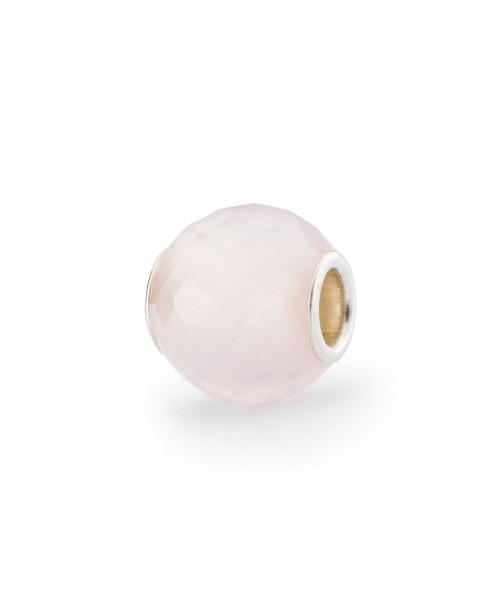 Round Rose Quartz Facet Bead