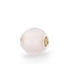 Round Rose Quartz Facet Bead