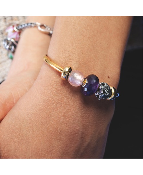 Round Rose Quartz Facet Bead