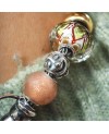 Round Feldspar Moonstone Facet Bead