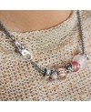 Round Strawberry Quartz Facet Bead