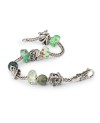 Round Green Calcite Facet Bead