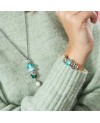 Round Green Onyx Facet Bead
