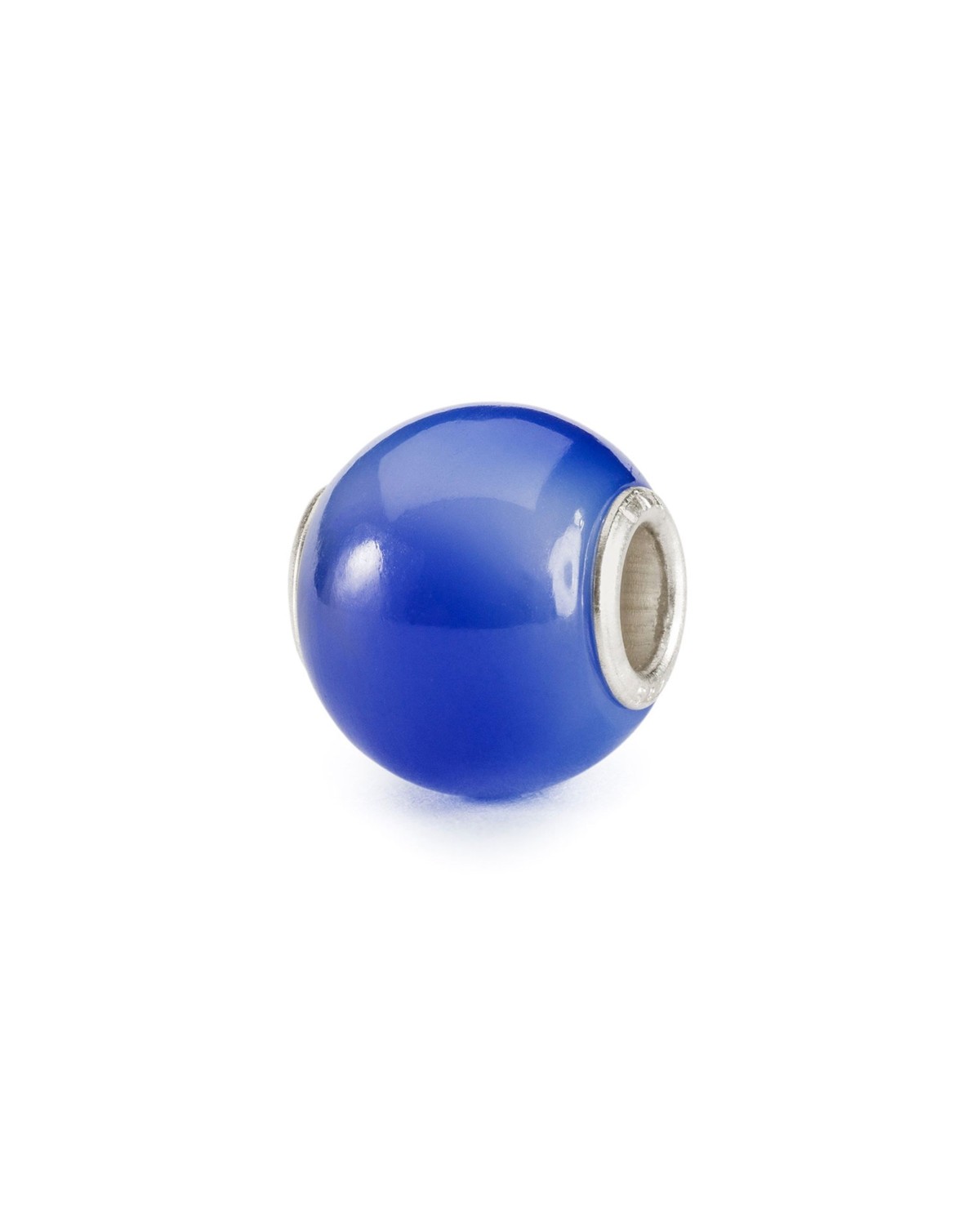Round Blue Agate Bead