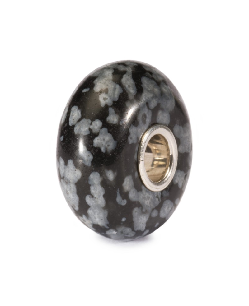 Snowflake Obsidian Bead