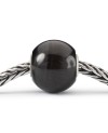 Jumbo Round Black Cat's Eye Bead
