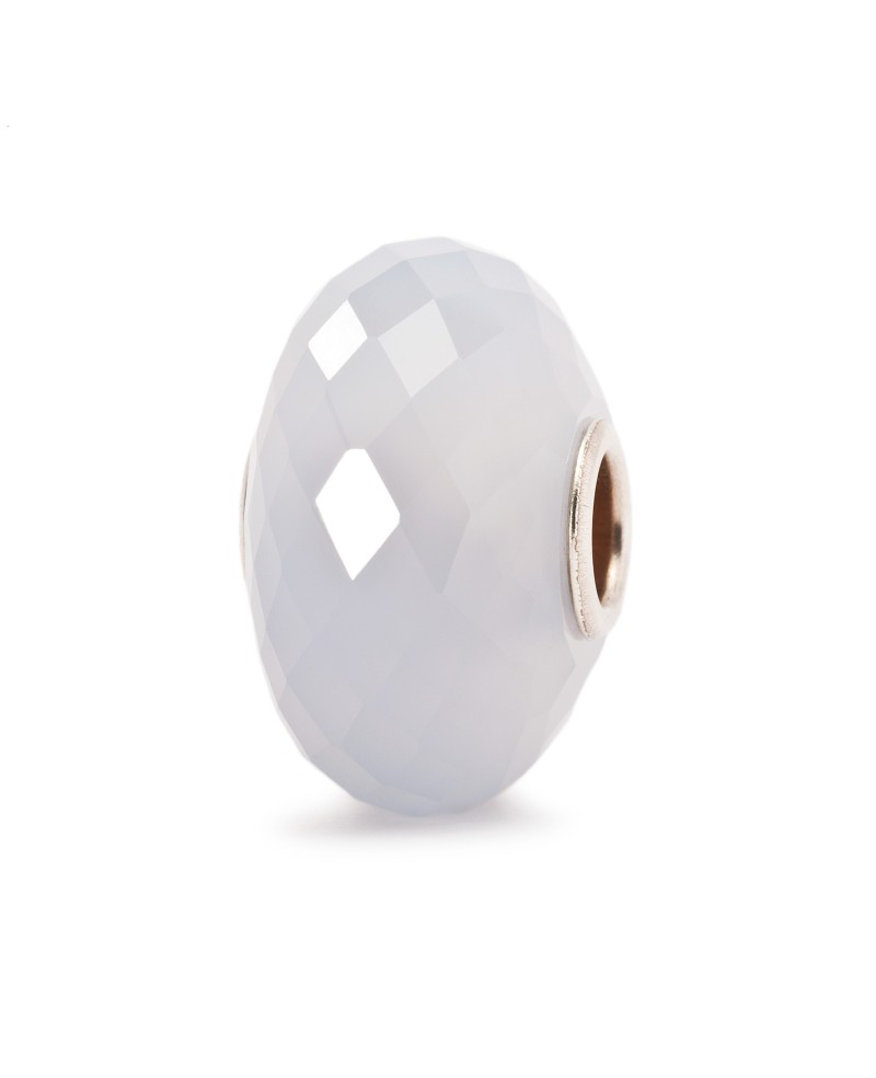 Faceted Chalcedony Bead
