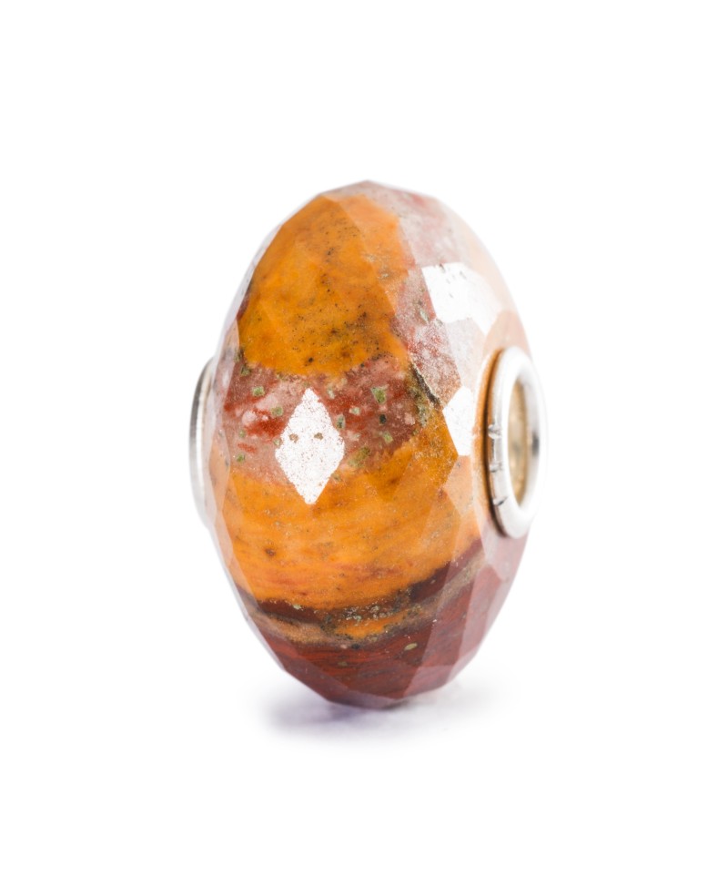 Brown and Yellow Chalcedony Bead