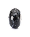 Snowflake Obsidian Facet Bead