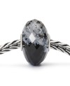 Snowflake Obsidian Facet Bead