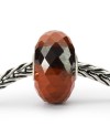 Red Chalcedony with Hematite Bead
