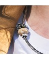 Fossilised Wood Bead