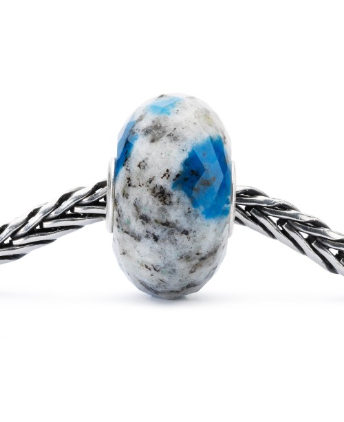 Feldspar Azurite Rock Bead