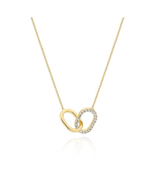 Necklaces SJ-N42229-CZ-YG