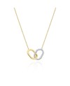 Necklaces SJ-N42229-CZ-2YG