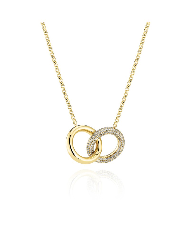 Necklaces SJ-N2476-CZ-YG