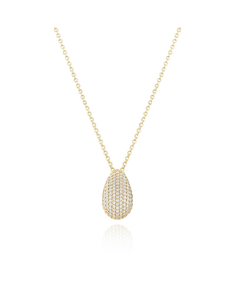 Necklaces SJ-N2480-CZ-YG