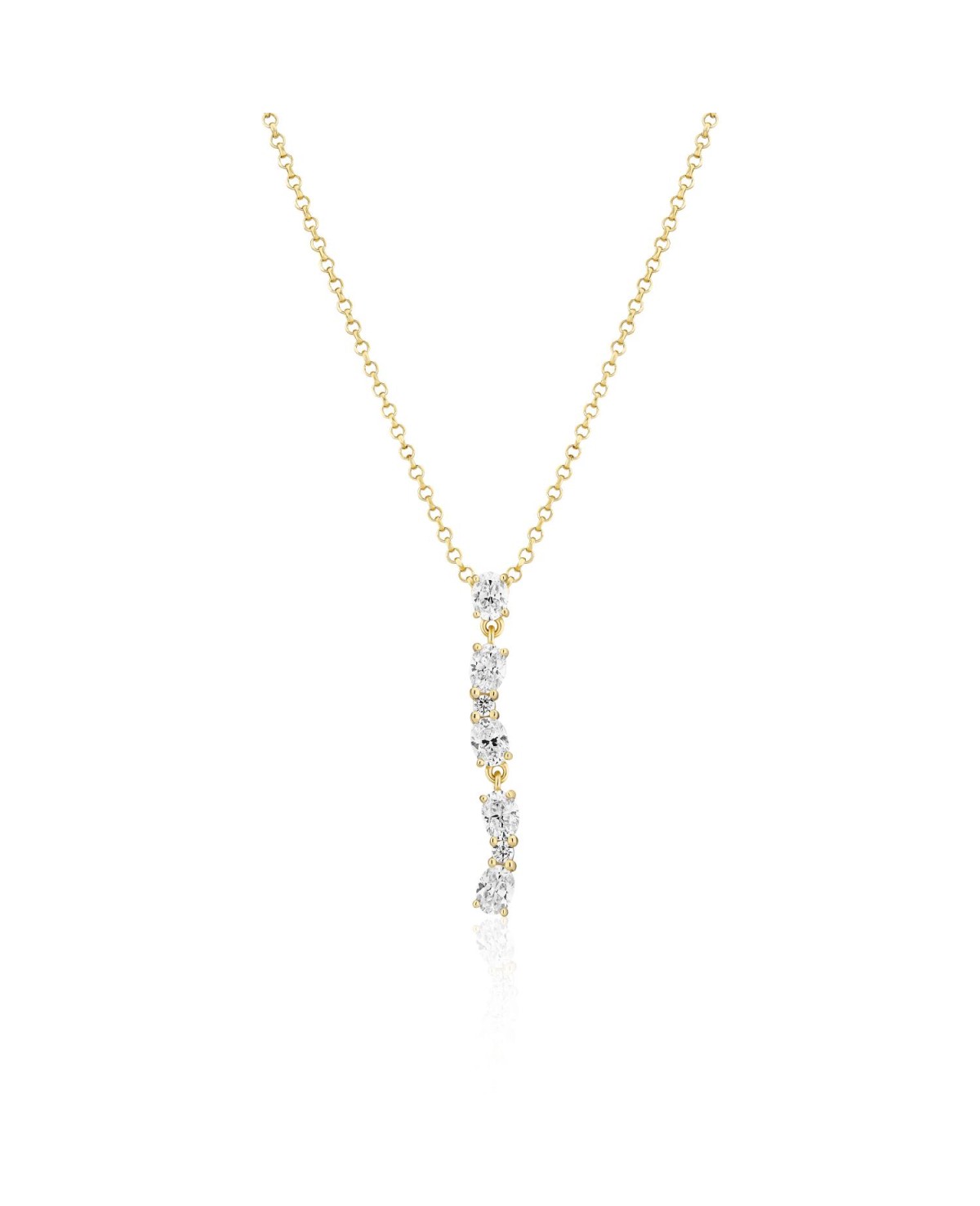 Necklaces SJ-N2421-CZ-YG