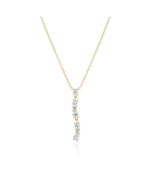 Necklaces SJ-N2421-CZ-YG
