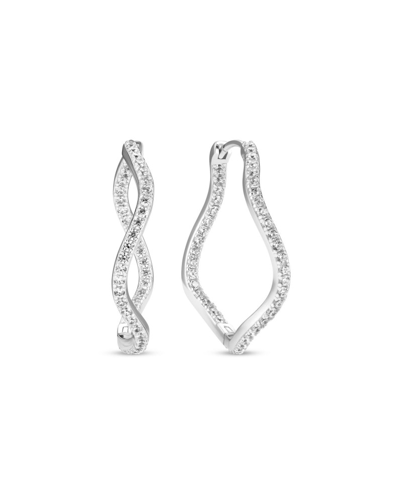 Ellera Waves Earrings SJ-E3879-CZ