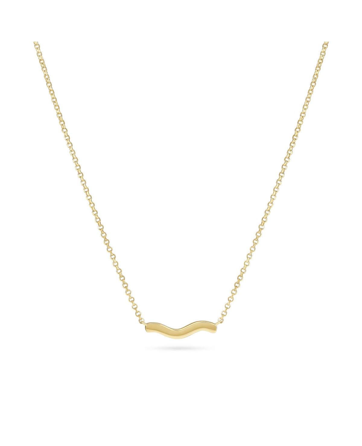 Ellera Waves Necklaces SJ-N3859-YG