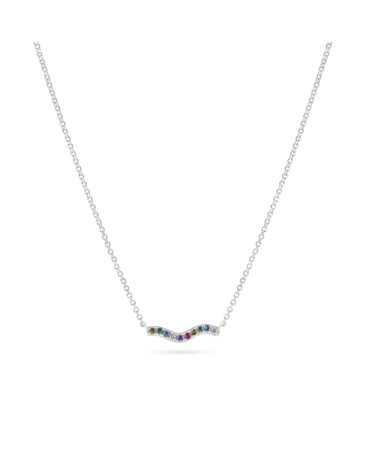 Ellera Waves Necklaces SJ-N3859-XCZ