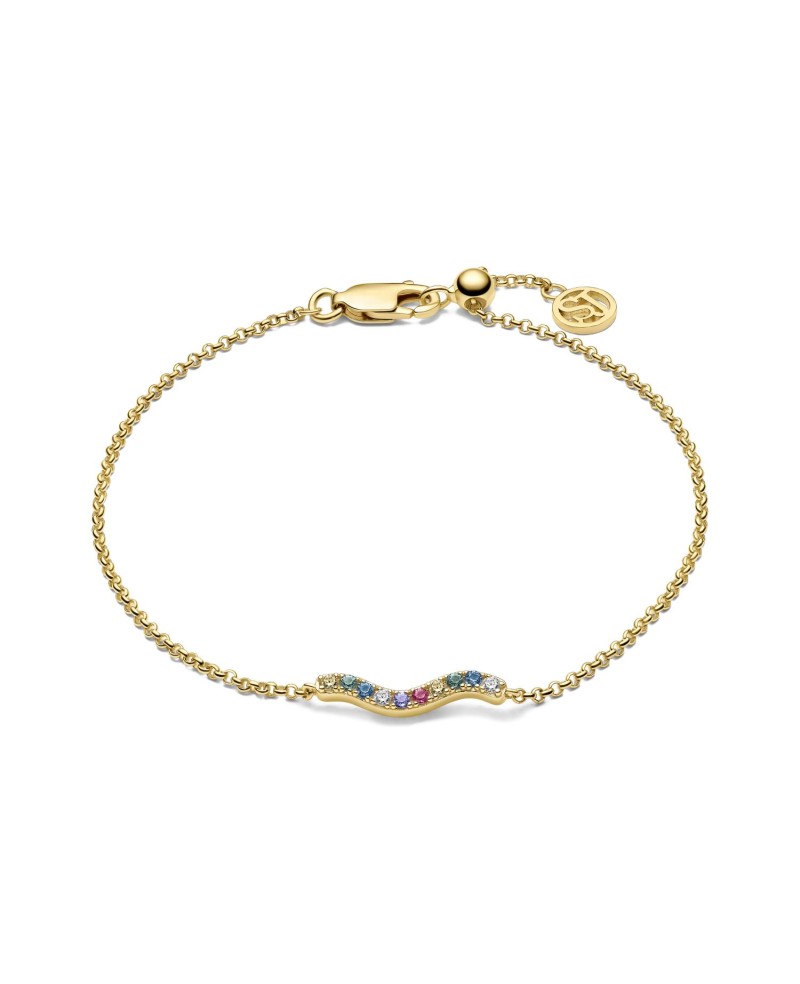 Ellera Waves Bracelets SJ-B3859-XCZ-YG