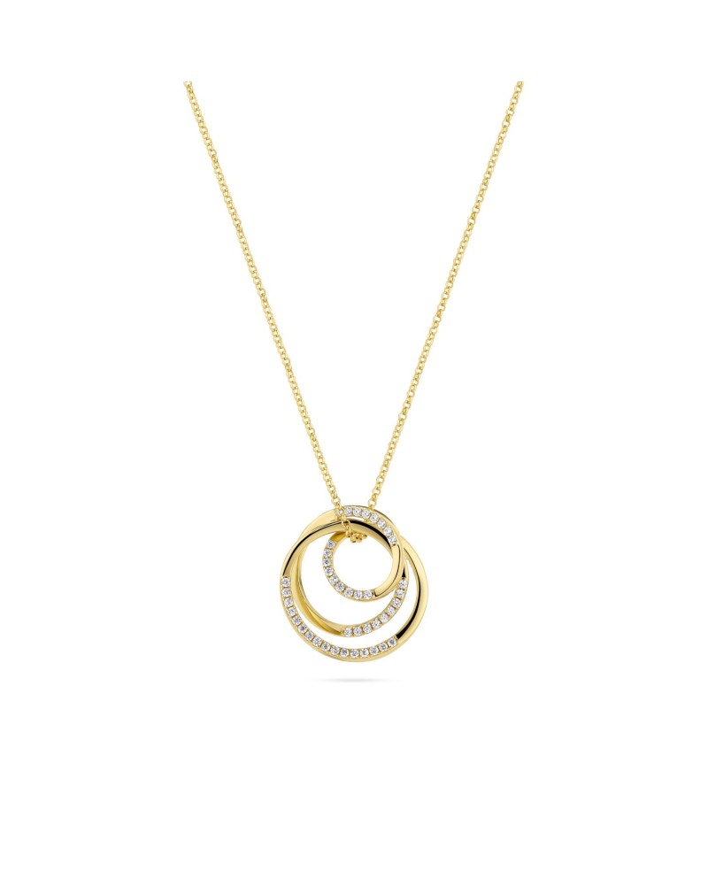 Spirale Necklaces SJ-N2590-CZ-YG