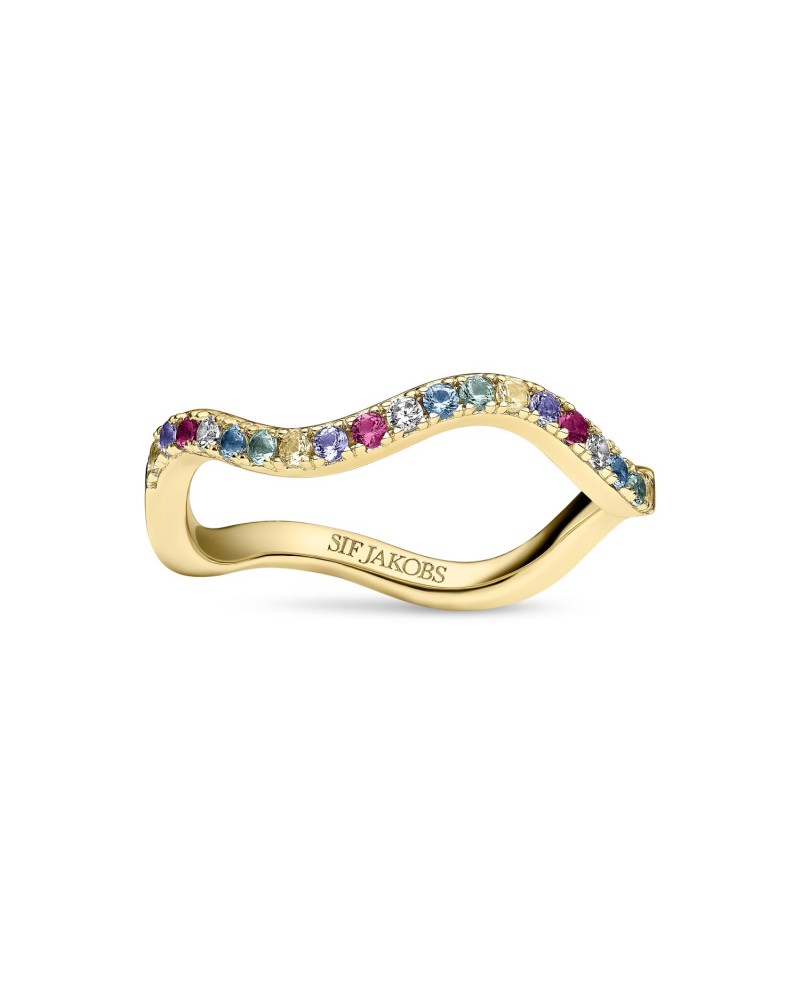 Ellera Waves Rings SJ-R3869-XCZ-YG