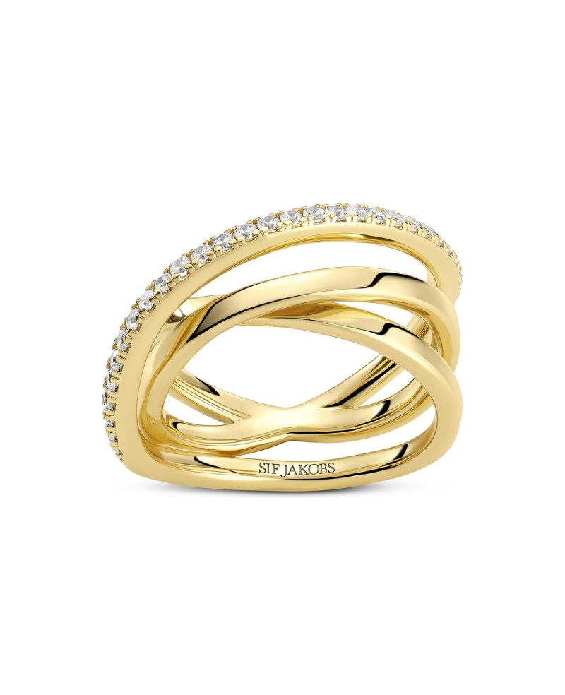 Spirale Žiedas SJ-R2590-CZ-YG