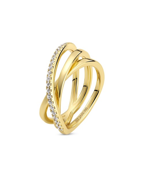 Spirale Žiedas SJ-R2590-CZ-YG