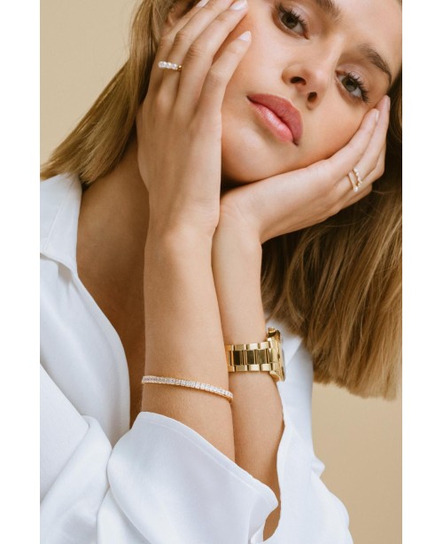 Sasso Bracelet SJ-B024-CZ-YG