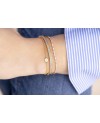 Cecina Bracelet SJ-B2773-CZ(YG)