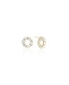 Antella Earrings SJ-E0324-CZ(YG)