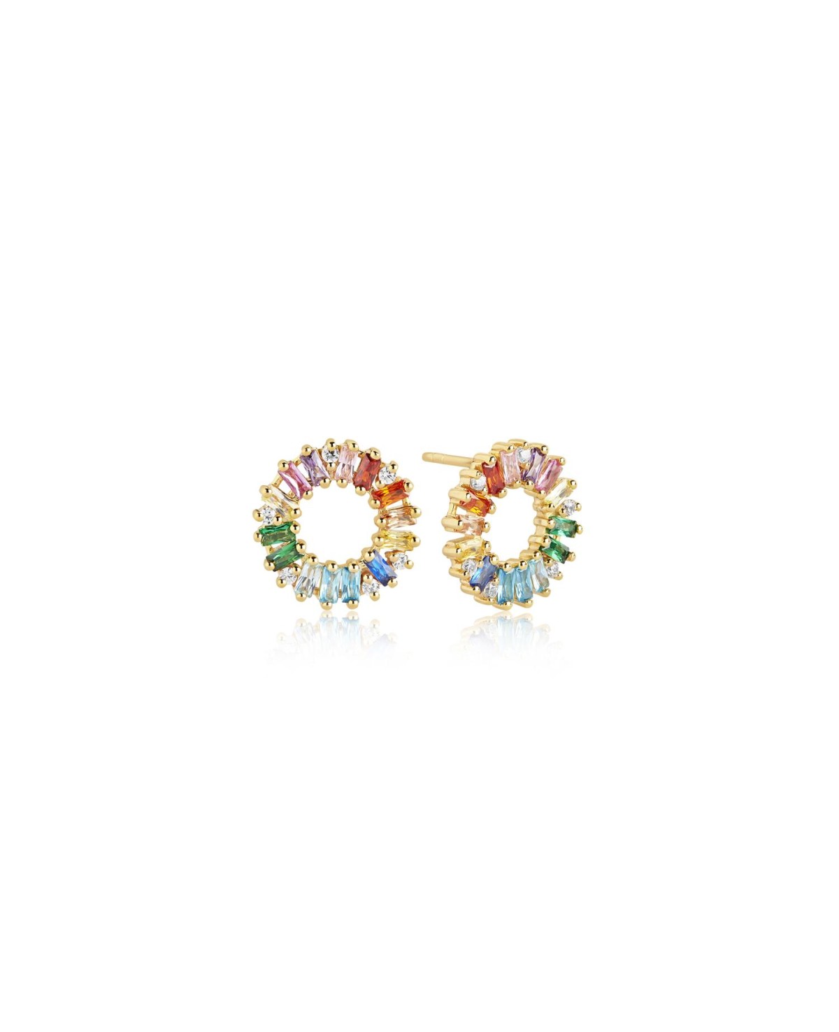 Antella Earrings SJ-E0324-XCZ(YG)