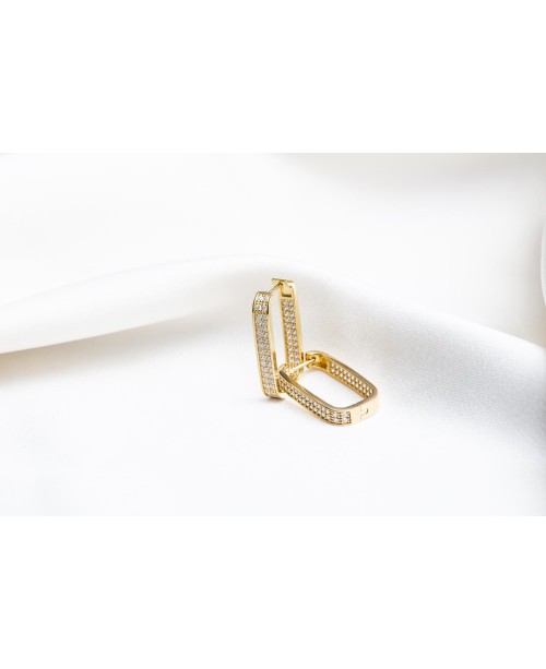 Matera Earrings SJ-E1064-CZ(YG)