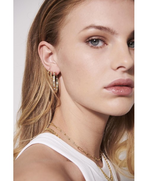 Ellera Earrings SJ-E1066-CZ(YG)