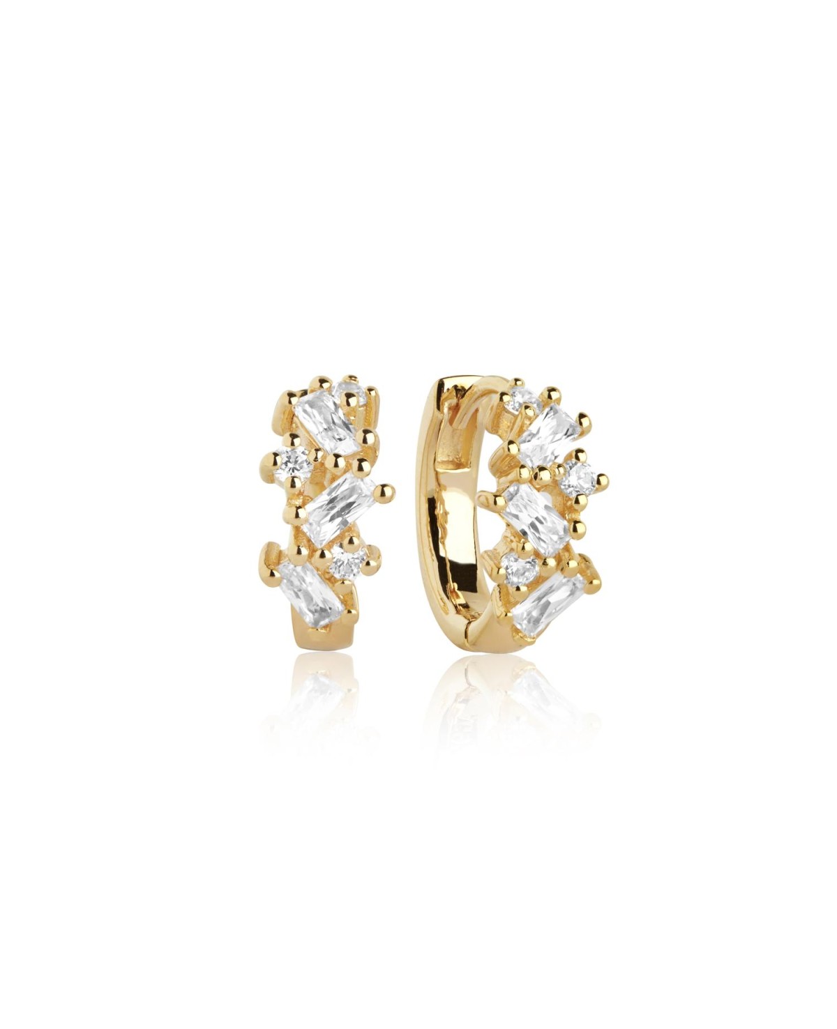 Antella Earrings SJ-E1076-CZ-YG