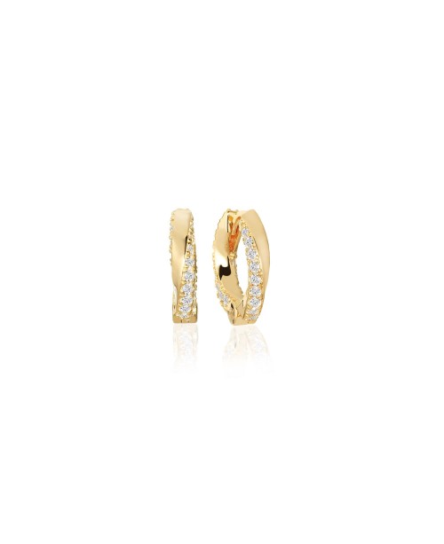 Ferrara Earrings SJ-E12108-CZ-SG
