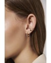 Ferrara Earrings SJ-E12108-CZ-SG