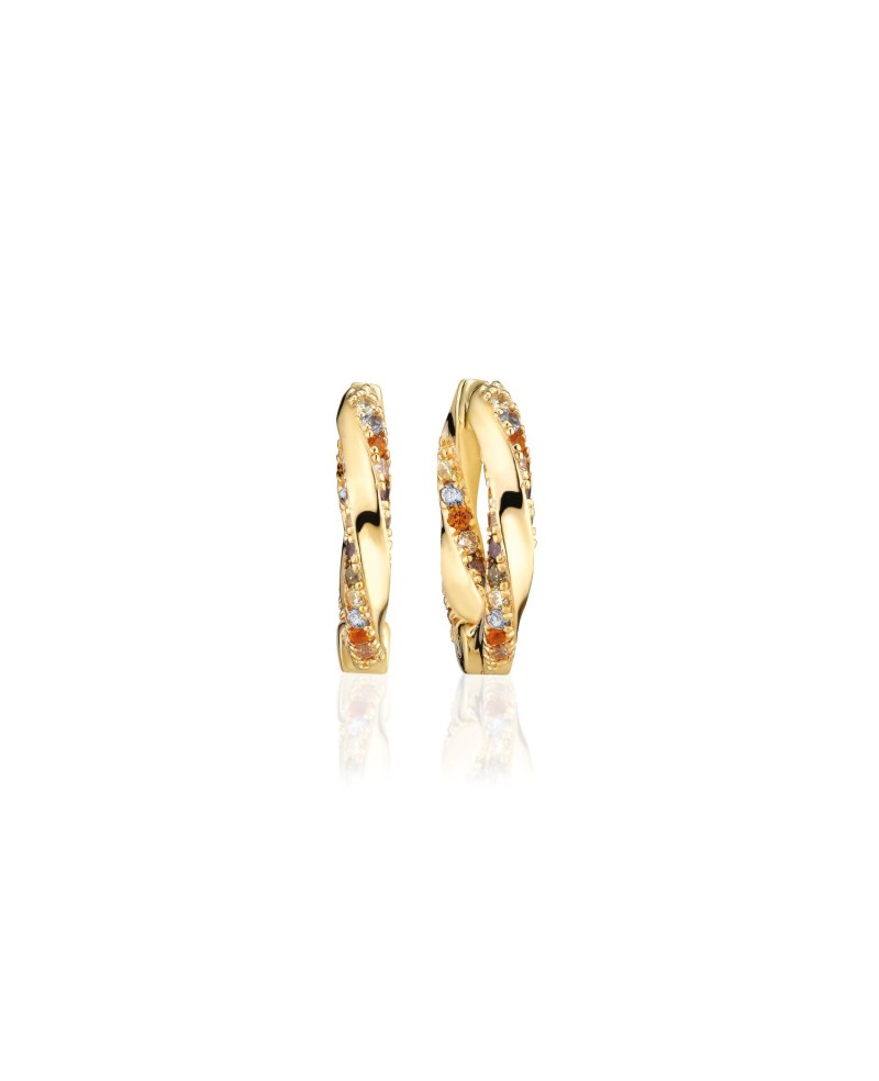 Ferrara Earrings SJ-E12109-ACZ-SG