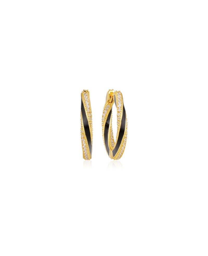 Ferrara Earrings SJ-E12109-BECZ-SG