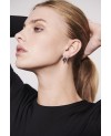 Ferrara Earrings SJ-E12109-CZ-SS